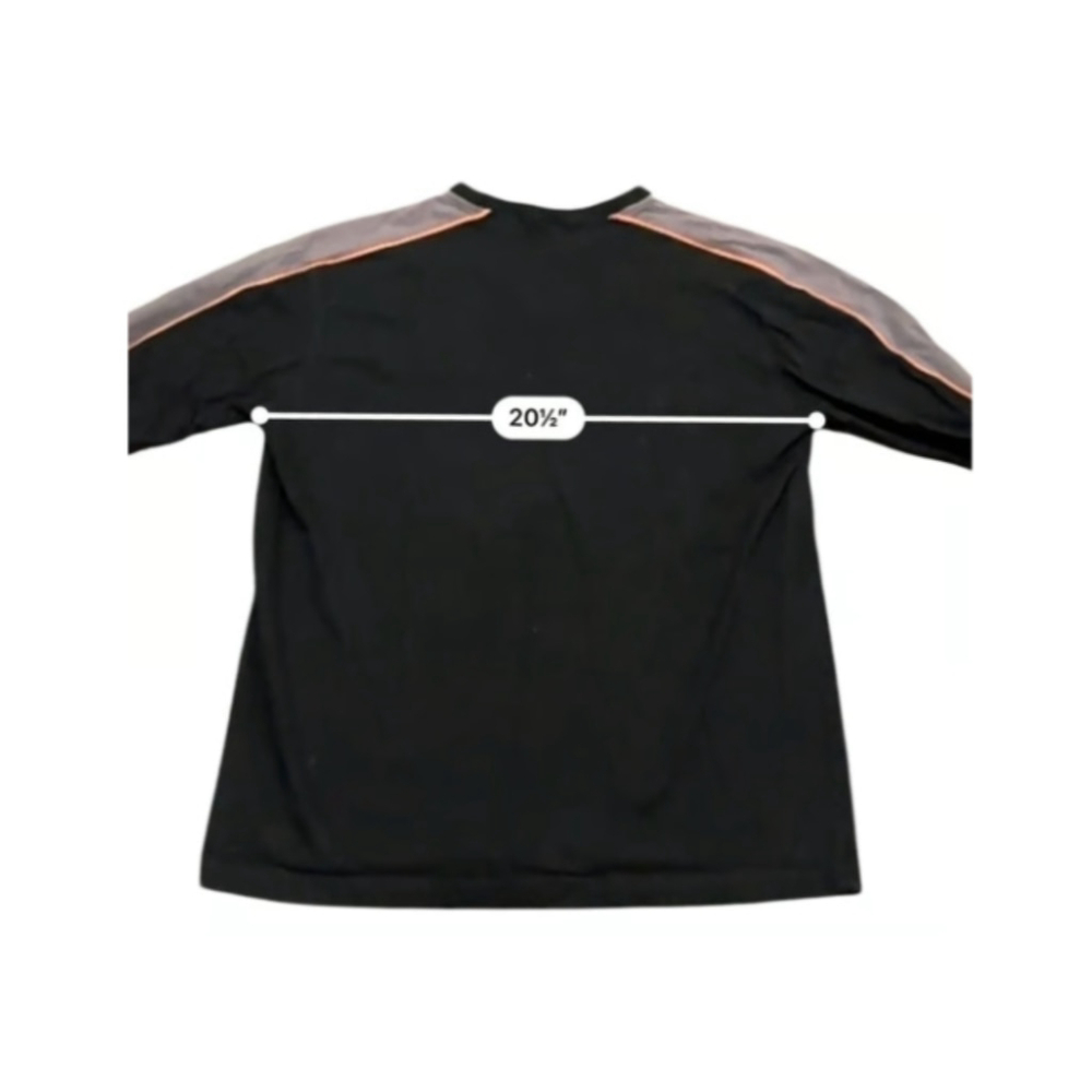 Harley-Davidson Women's 100th Anniversary Long Sleeve Shirt Black Racing Sz L - Picture 5 of 7